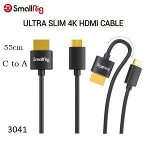 Кабель SmallRig Ultra Slim 4K HDMI Cable (C to A) 55cm 3041 (3041) 10004625 фото
