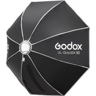 Софтбокс Godox Umbrella-Style Softbox з Bowens Mount (UL-Octa BOX 90) (UL-BOX-OCTA-90) 1001379 фото