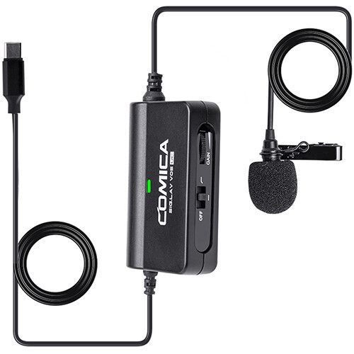 Микрофон Comica Audio SIG.LAV V05 UC Omnidirectional Lavalier Microphone with Gain and Monitoring for Android 10003271 фото