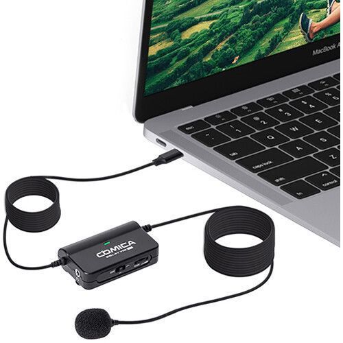 Микрофон Comica Audio SIG.LAV V05 UC Omnidirectional Lavalier Microphone with Gain and Monitoring for Android 10003271 фото