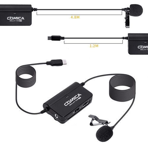Микрофон Comica Audio SIG.LAV V05 UC Omnidirectional Lavalier Microphone with Gain and Monitoring for Android 10003271 фото