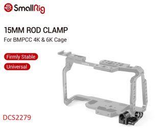 Стержневой зажим SmallRig 15mm Single Rod Clamp for BMPCC 4K & 6K Cage 2279 (DCS2279) 10002671 фото