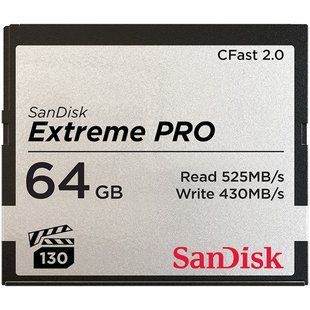 Карта пам'яті SanDisk 64GB Extreme PRO CFast 2.0 Memory Card (SDCFSP-064G-A46D) 10001413 фото