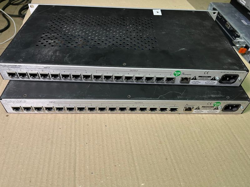 Аналоговый аудиоузел Livewire 8x8 AES/EBU (б/у) 1001777 фото