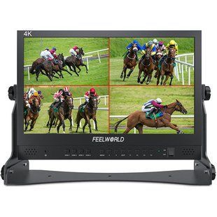 Монитор FeelWorld ATEM156 4K 15.6" Quad-Split Monitor with 4 x HDMI I/O for Switchers (ATEM156) 10005342 фото