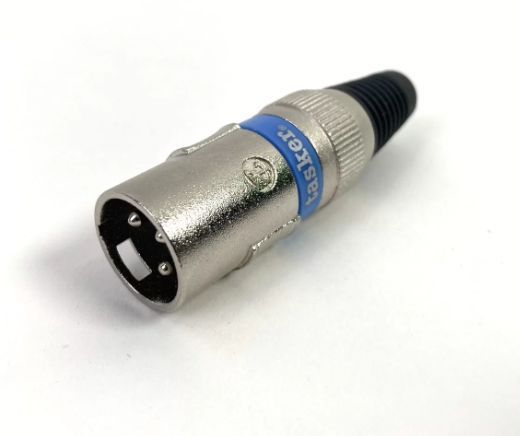 Разъем Tasker SPM3XLR M XLR 3 Pin Male connector (23322) (SPM3XLR M) 10006835 фото