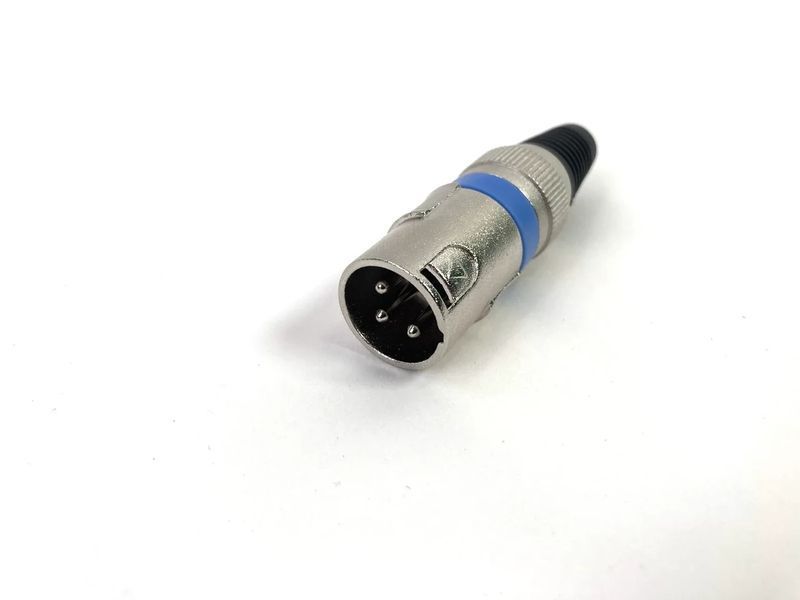 Разъем Tasker SPM3XLR M XLR 3 Pin Male connector (23322) (SPM3XLR M) 10006835 фото