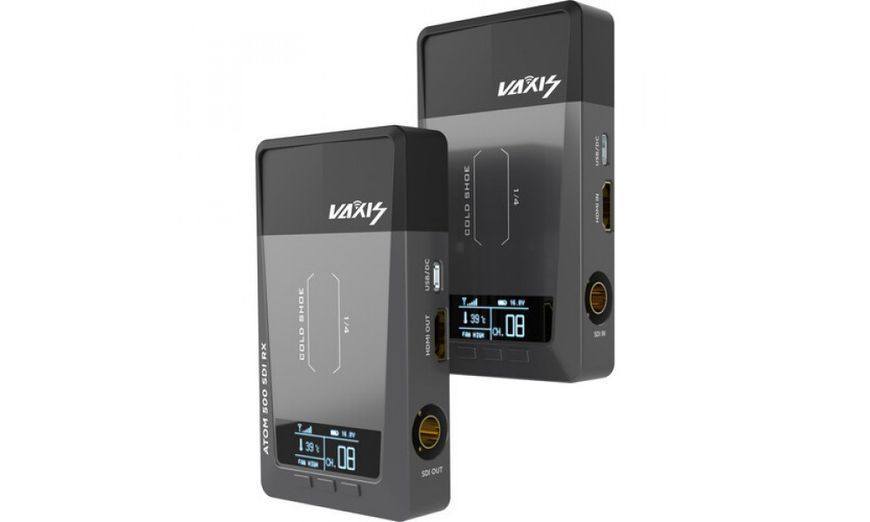Радіосистема Vaxis ATOM 500 SDI Wireless Video and Receiver Transmitter Kit (SDI/HDMI) (VA20-S500-TR01B) 10003334 фото