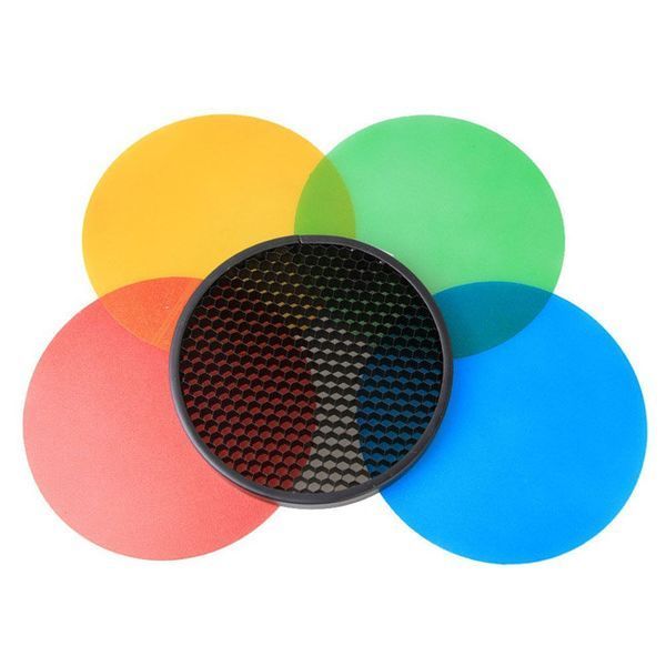 Набор фильтров и сотовая насадка Godox AD-S11/S12 для вспышек Witstro AD360II (AD-S11/S12) 10002778 фото