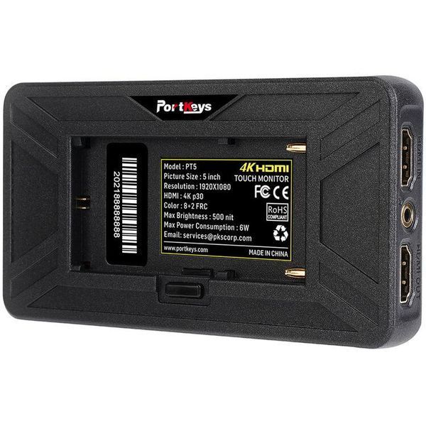 Монітор PORTKEYS PT5 5 " 4K Hdmi Touch Screen Monitor With 3D Lut Support (PT5) 10004373 фото