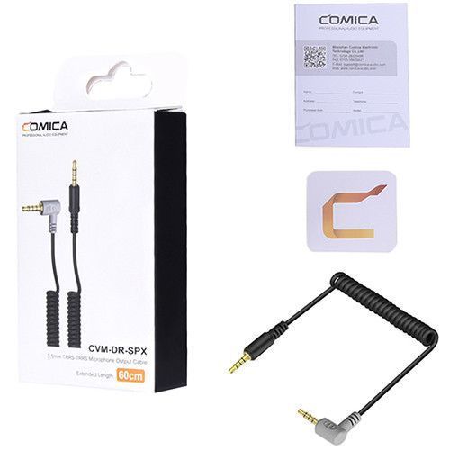 Кабель Comica Audio CVM-DR-SPX 3.5m TRRS-TRRS Microphone Output Cable (CVM-DR-SPX) 10003299 фото