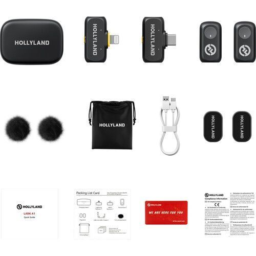 Микрофонная система Hollyland LARK A1 Combo (Lark A1 Combo) 1001631 фото