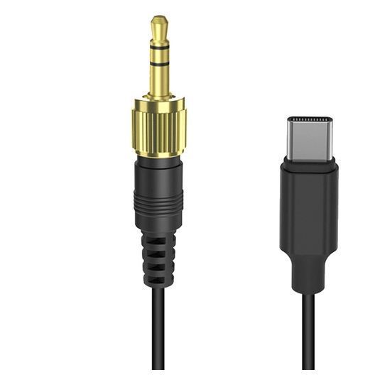 Кабель Comica Audio Locking TRS 3.5 mm Male to USB Type-C Adapter Cable for Wireless (CVM-DL-SPX(UC) 10003301 фото