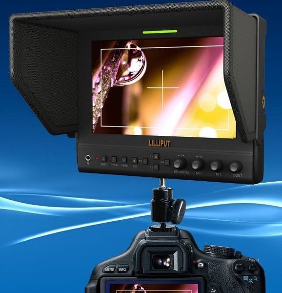 Накамерний монітор Lilliput 663/O/P2 7" LCD HDMI (663/O/P2) 1000181 фото