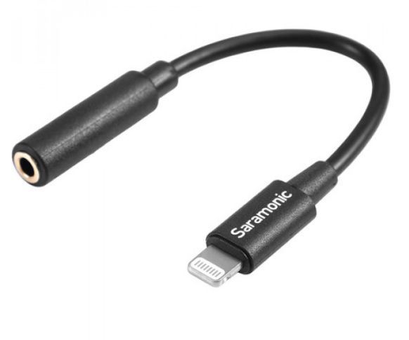 Кабель Saramonic SR-C2018 TRS 3,5 мм для пристроїв iOS (5.5"/14 см) (SR-C2018) 10006719 фото