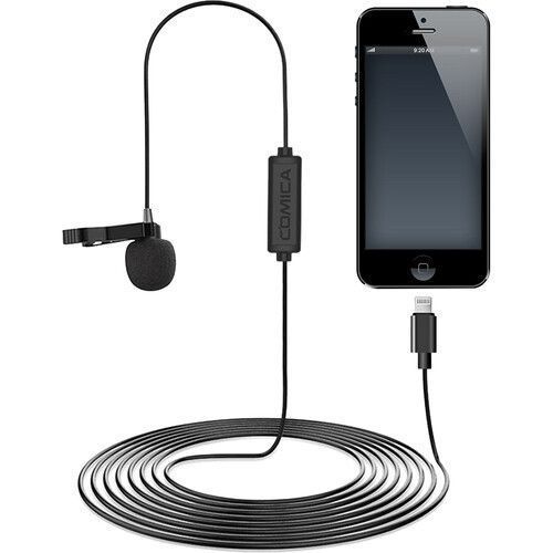 Микрофон Comica Audio CVM-V01SP(MI) Omnidirectional Lightning Lavalier Microphone for iOS Devices (MI) (4.5M) 10003288 фото