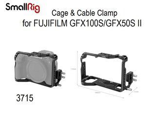 Аксесуар SmallRig Cage & Cable Clamp for FUJIFILM GFX100S/GFX50S II 3715 (3715) 10005237 фото