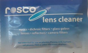 Серветки для чищення лінз Rosco Lens Cleaner Towelette (855072020204) 10003508 фото