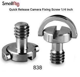 Аксесуар SmallRig Quick Release Camera Fixing Screw 1/4 Inch 838 (838) 10006363 фото