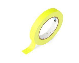Клейка флуоресцентна стрічка Le Mark TAPE FLUORESCENT Yellow 19mm х 25m (PROGAFF10Y) 10007078 фото