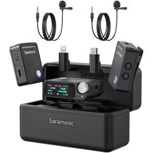 Радиосистема Saramonic Ultra на 2 человека Lavalier Microphone System Black (ULTRA03) 10007682 фото