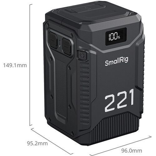 Акумулятор SmallRig T221 Triple-Proof IP54 Waterproof V-Mount Battery (221Wh) (5865) 1002357 фото